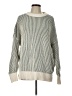 Aerie 100% Recycled Polyester Stripes Ivory Pullover Sweater Size L - photo 1