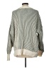 Aerie 100% Recycled Polyester Stripes Ivory Pullover Sweater Size L - photo 2