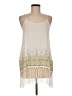Entro 100% Rayon Ivory White Sleeveless Top Size M - photo 1