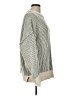 Aerie 100% Recycled Polyester Stripes Ivory Pullover Sweater Size L - photo 4