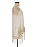 Entro 100% Rayon Ivory White Sleeveless Top Size M - photo 4