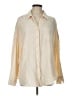 Torrid 100% Cotton Color Block Ivory Long Sleeve Blouse Size Lg Plus (0) - photo 1