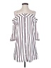 JOA Stripes White Casual Dress Size XS - photo 1