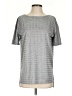 Philosophy Republic Clothing Metallic Silver Short Sleeve Top Size S - photo 1