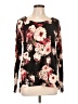 Sanctuary Floral Black Pullover Sweater Size L (estimated) - photo 1