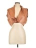 Line & Dot Brown Sleeveless Blouse Size L - photo 1
