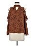 Meraki 100% Polyester Brown Sleeveless Blouse Size M - photo 1