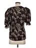 Joie 100% Polyester Black Short Sleeve Blouse Size S - photo 2