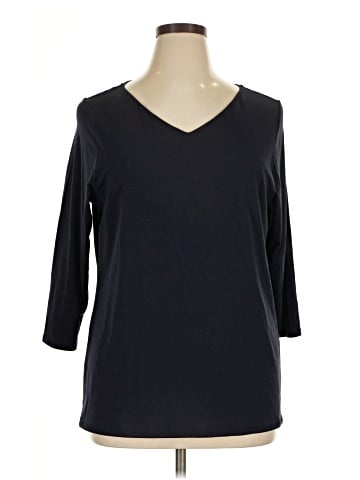 Chico's 3/4 Sleeve T-Shirt (view 1)