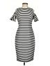 Calvin Klein Stripes Black Casual Dress Size 4 - photo 1