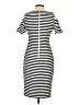 Calvin Klein Stripes Black Casual Dress Size 4 - photo 2