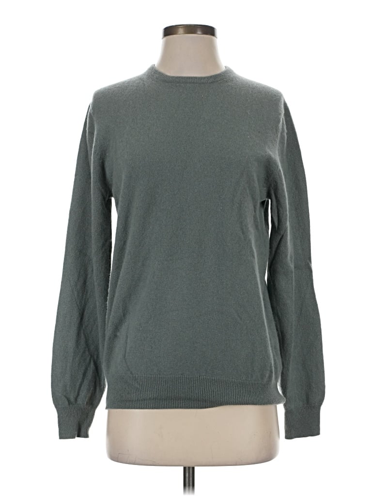 Pre-owned Assorted Brands Cashmere Pullover Sweater In Gray