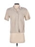 Talbots Tan Short Sleeve Blouse Size 6 Petite - photo 1