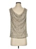Alice + Olivia Silver Sleeveless Blouse Size S - photo 1