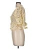 Zara Gold Short Sleeve Blouse Size M - photo 5