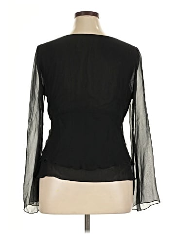 Chadwicks Long Sleeve Silk Top (view 2)