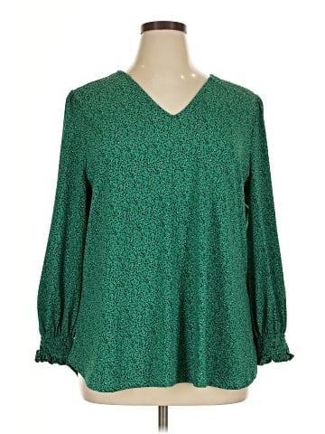Adrianna Papell Long Sleeve Blouse (view 1)