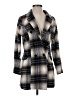 Fashion Nova Plaid Gray Coat Size S - photo 1