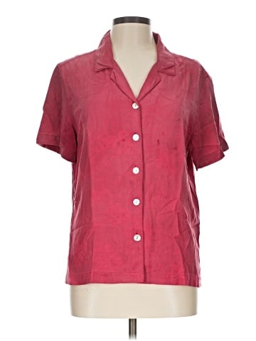 Jamaica Bay Short Sleeve Silk Top (view 1)
