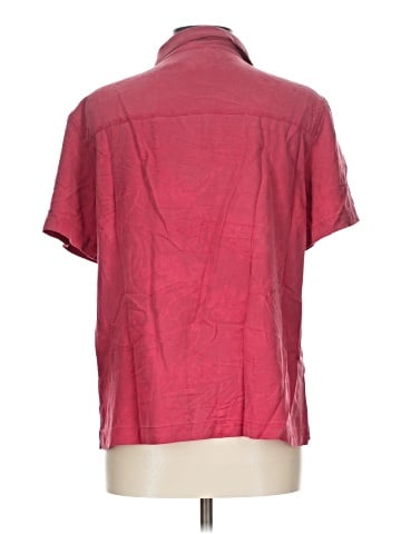 Jamaica Bay Short Sleeve Silk Top (view 2)