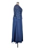 Alex Evenings 100% Polyester Blue Cocktail Dress Size 18 - photo 4