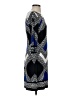 Vince Camuto Argyle Blue Casual Dress Size 2 - photo 4