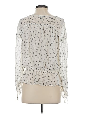 Joie Long Sleeve Silk Top (view 2)