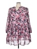 Caslon 100% Polyester Pink Casual Dress Size XXL - photo 1