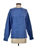 Topshop Chevron-herringbone Blue Pullover Sweater Size 0 - 2 - photo 1