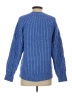 Topshop Chevron-herringbone Blue Pullover Sweater Size 0 - 2 - photo 2