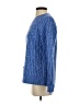 Topshop Chevron-herringbone Blue Pullover Sweater Size 0 - 2 - photo 5