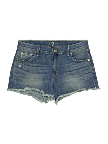 7 For All Mankind Denim Shorts (view 1)