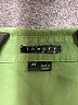 Theory Green 3/4 Sleeve Button-Down Shirt Size M - photo 7