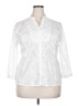 JM Collection White 3/4 Sleeve Blouse Size 18 - photo 1