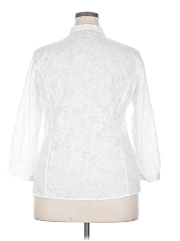 JM Collection 3/4 Sleeve Blouse (view 2)