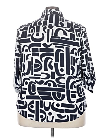 Foxcroft 3/4 Sleeve Blouse (view 2)