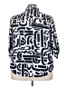 Foxcroft 100% Polyester Print Blue 3/4 Sleeve Blouse Size 18 - photo 2