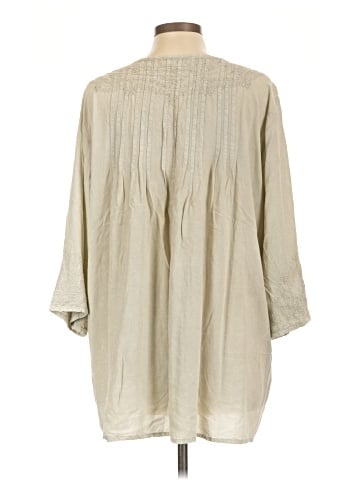 Solitaire 3/4 Sleeve Blouse (view 2)