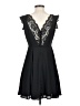 Express 100% Polyester Solid Black Cocktail Dress Size 2 - photo 2