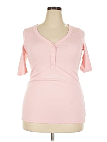 Torrid Short Sleeve Henley (view 1)