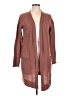 Tickled Teal 100% Polyester Burgundy Cardigan Size L - photo 1