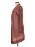 Tickled Teal 100% Polyester Burgundy Cardigan Size L - photo 5
