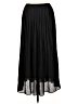 Hayden 100% Polyester Solid Black Formal Skirt Size L - photo 2