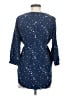 a:glow 100% Rayon Stars Blue 3/4 Sleeve Blouse Size Sm Maternity - photo 2