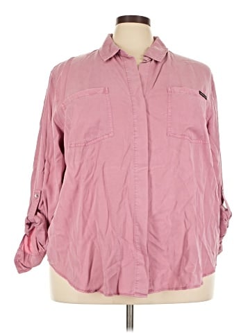 CALVIN KLEIN JEANS Long Sleeve Button-Down Shirt (view 1)