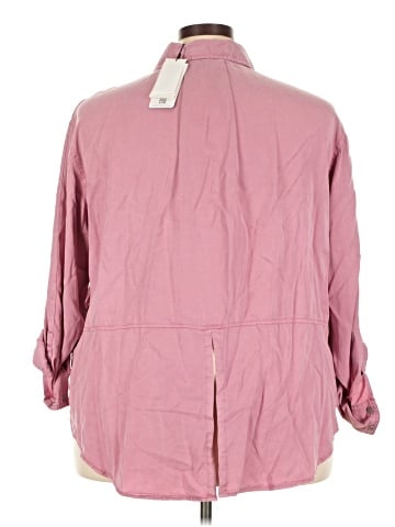 CALVIN KLEIN JEANS Long Sleeve Button-Down Shirt (view 2)