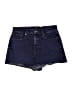 Express Blue Denim Shorts Size 10 - photo 1