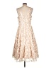 Eliza J 100% Polyester Tan Cocktail Dress Size 12 - photo 2