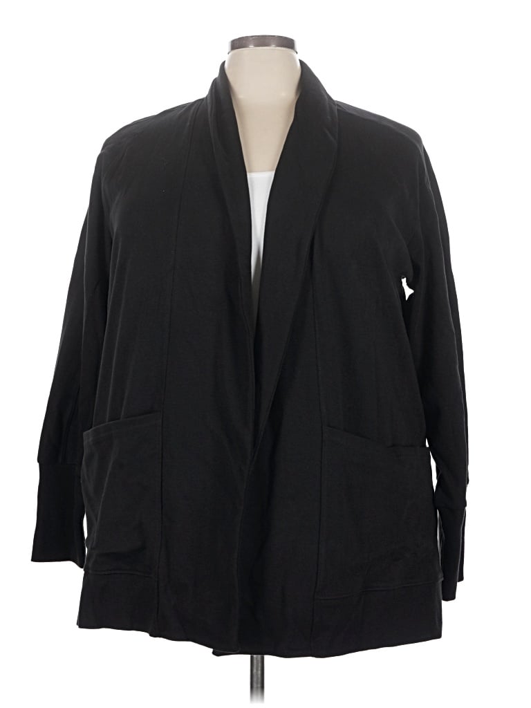 Pre-owned Pact Cardigan Sweater In Black