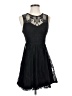 Express 100% Nylon Black Cocktail Dress Size XS - photo 1